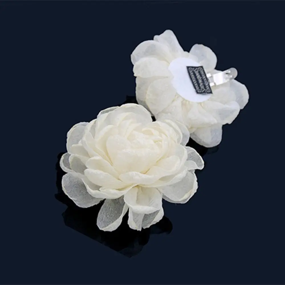 1Pair Fashion Rose Flower Shoe Clips Flowers Shoe Buckles for Women Wedding Party Prom Daily High Heel Charm Buckle thumbnail 3
