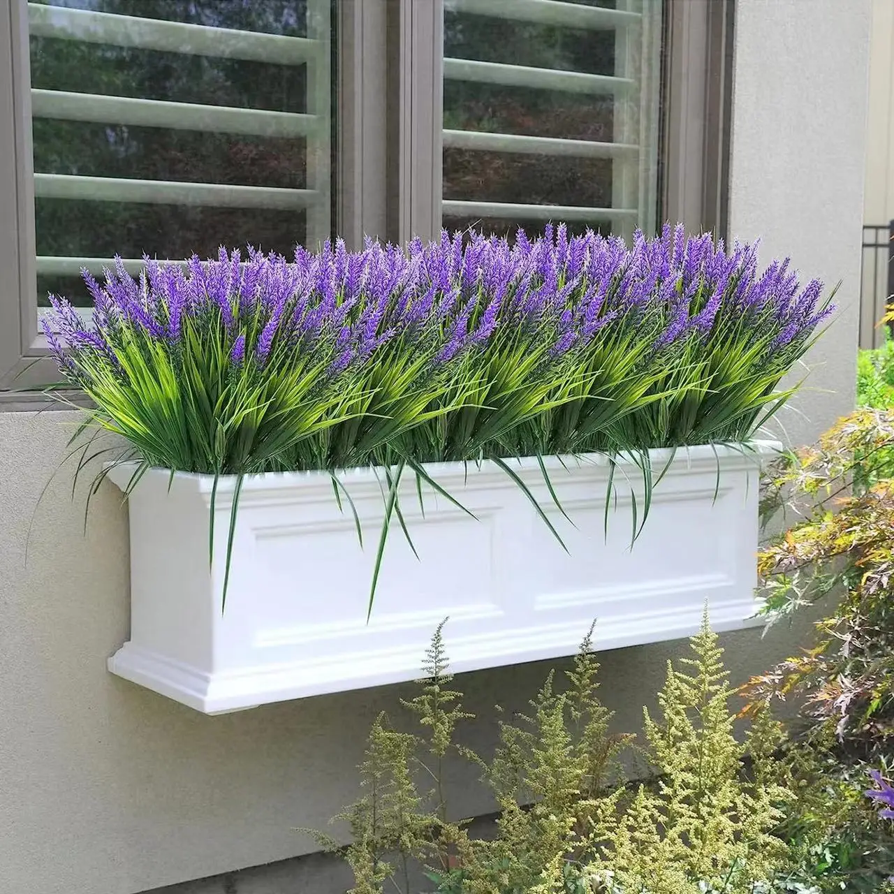 Provence Lavender Plastic Artificial Flowers False Plants Wedding Home Outdoor Garden Decoration Table Decoration thumbnail 5