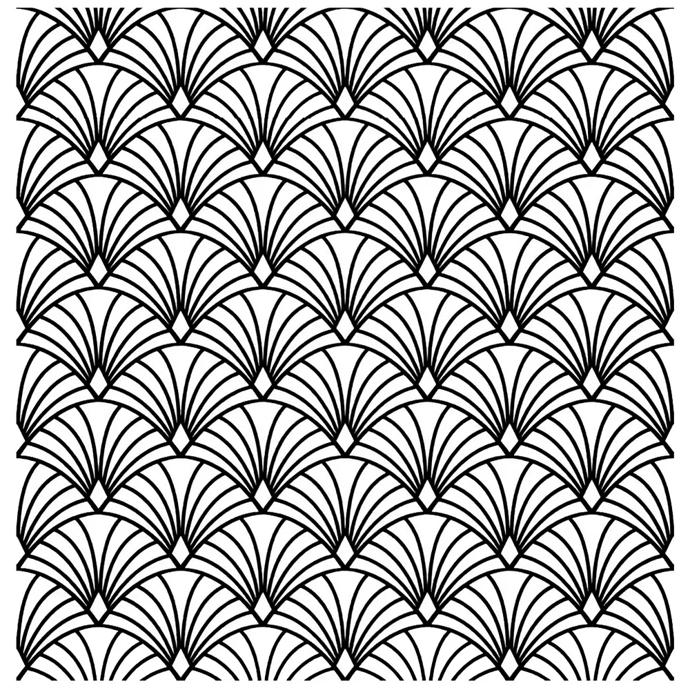 SNASAN Ripple Polymer Clay Texture Stamp Sheets Background Pattern DIY Embossing Art Clay Pottery Tools Individual Design thumbnail 4