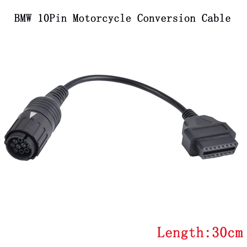 For BMW ICOM D Cable ICOM-D Motorcycles Motobikes 10 Pin Adaptor 10Pin To 16Pin OBD2 OBDII Diagnostic Cable I-COM A2 tool cables thumbnail 4