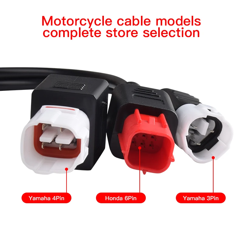 For Yamaha 3/4 /6 Pin To OBD2 Connector Motorbike OBDII Diagnostic Cable OBD Fault Code Reader Adaptor Extension Cable thumbnail 6