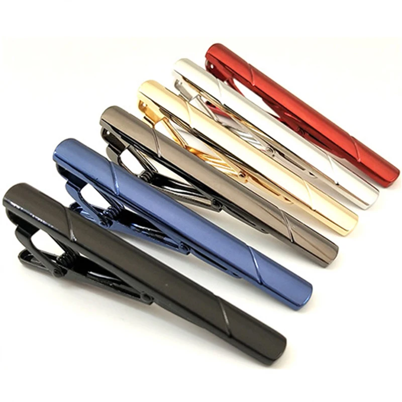New High Quality Tie Clips Metal Copper Necktie Pin For Men Formal Wedding Ceremony Gold Male Women Ties Suit Accessories thumbnail 6