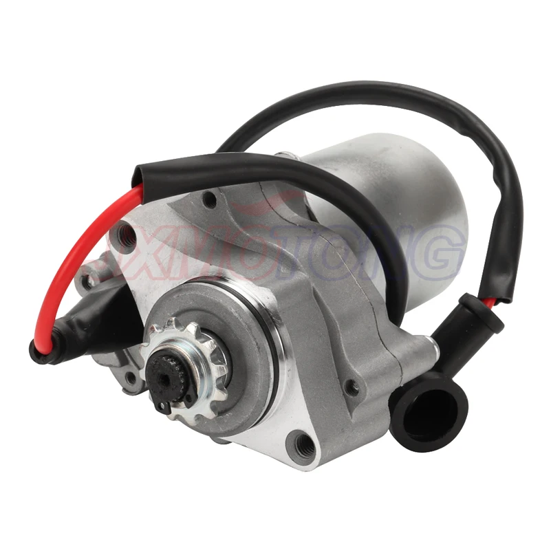 2 Bolt Lower Electric Starter Motor for 50cc 70cc 90cc 110cc 125cc Dirt Pit Bike Atv Quads Go Kart Buggy 4-Stroke Engine