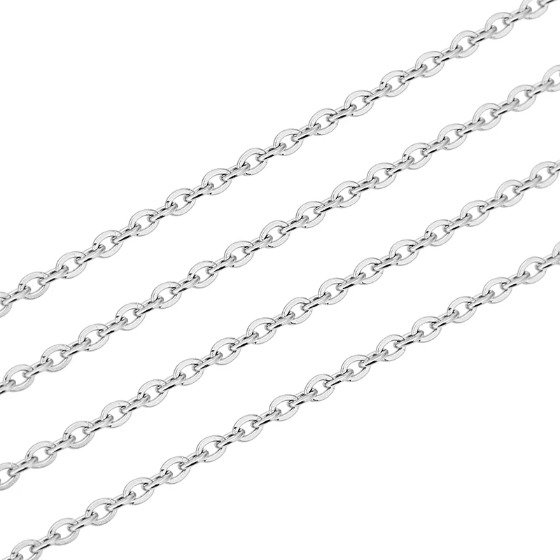 5meters Stainless Steel Link Chains Bulk Lot 1 1.5 2 2.5mm Gold Color Necklace Chains for Diy Bracelet Supplies Jewelry Making thumbnail 4