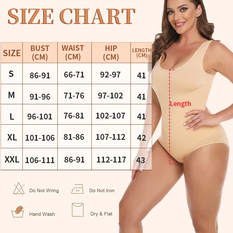 Bodysuit Women Shapewear Tummy Control Butt Lifter Body Shaper Smooth Invisible Under Dress Slimming Underwear Low Neck Jumpsuit thumbnail 6