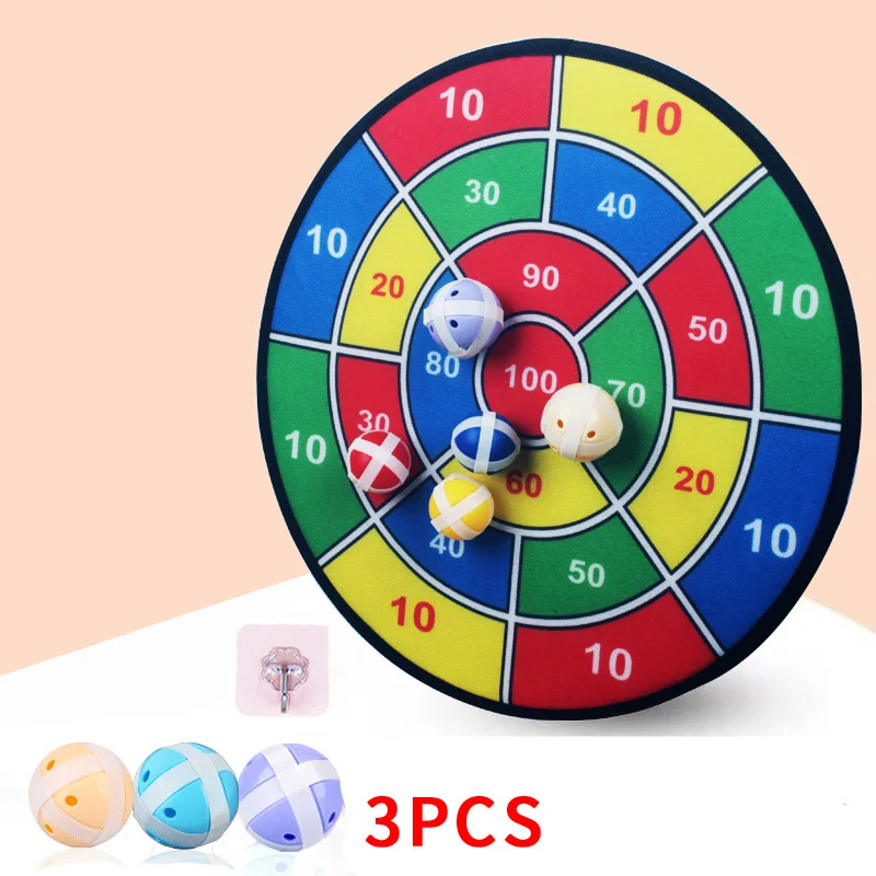 Large Hard Plate Kids Sticky Ball Toy Sticky Ball Indoor Dart Target Plate Outdoor Parent-Child Suction Cup Ball thumbnail 3
