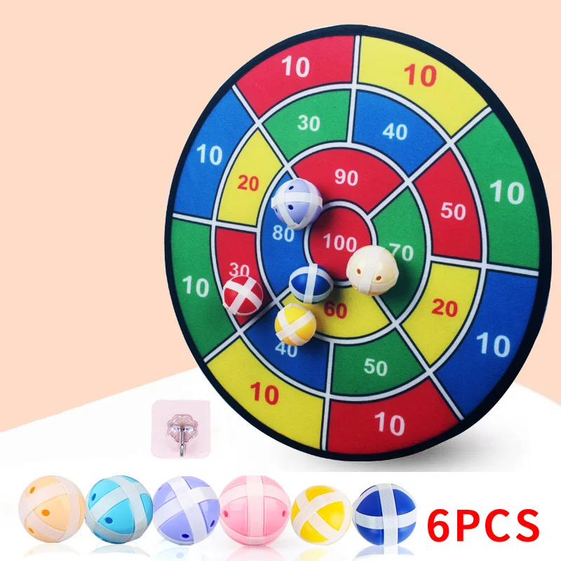Large Hard Plate Kids Sticky Ball Toy Sticky Ball Indoor Dart Target Plate Outdoor Parent-Child Suction Cup Ball thumbnail 4