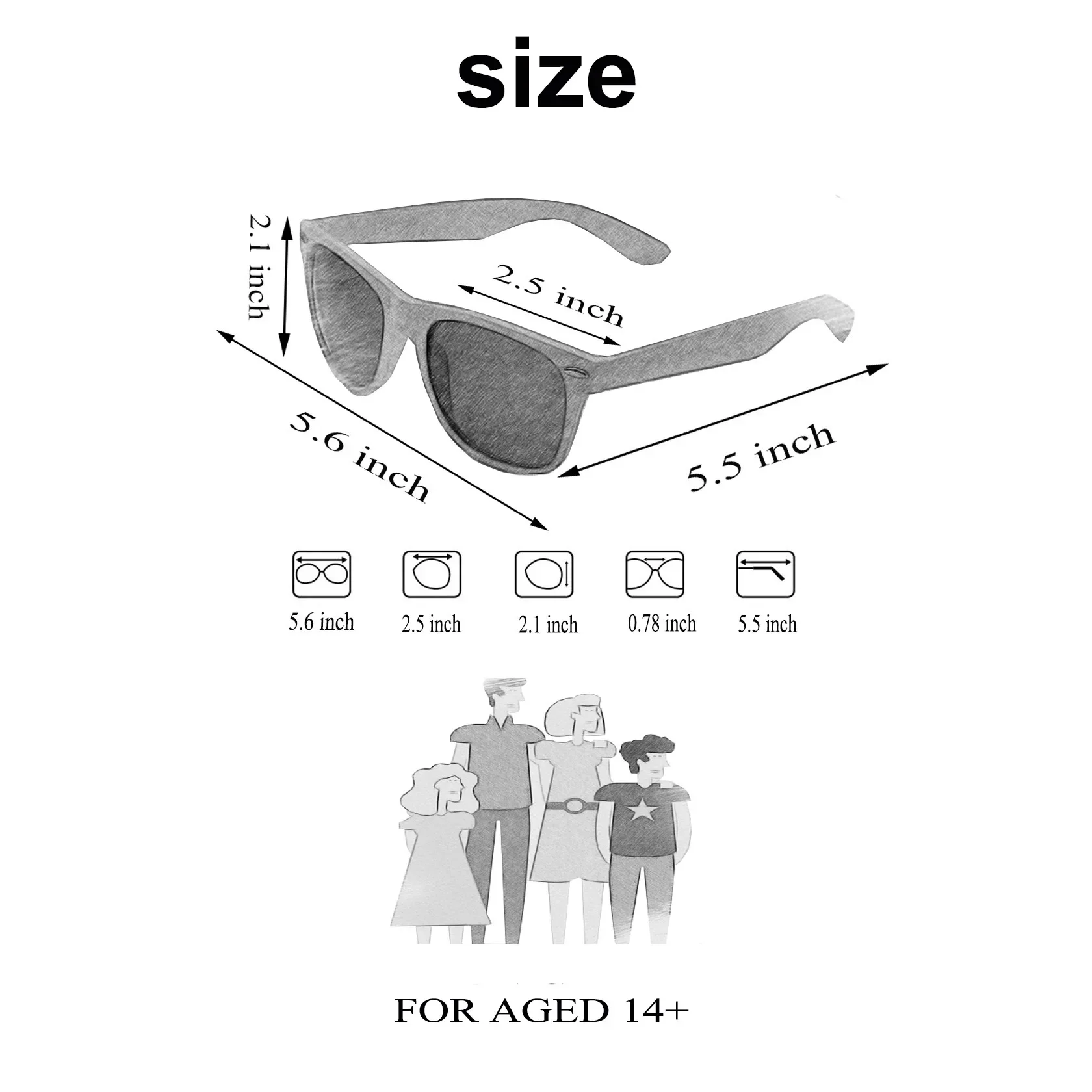 Lovatfirs 8 Pack Sunglasses for Party Women Men Multicolor UV Protection 14 Colors Available thumbnail 6