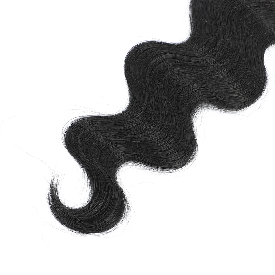 Body Wave Bundles Brazilian Hair Weaving Soft Natural Synthetic Hair Extensions Colorful Body Wave Top Quality Thick Hair thumbnail 6