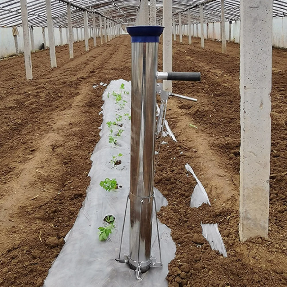 Mini Vegetable Tomato Potato Transplanter Rapid Seeder Stainless Steel Hand Planter Seedling Transplanting Device Seeder thumbnail 3