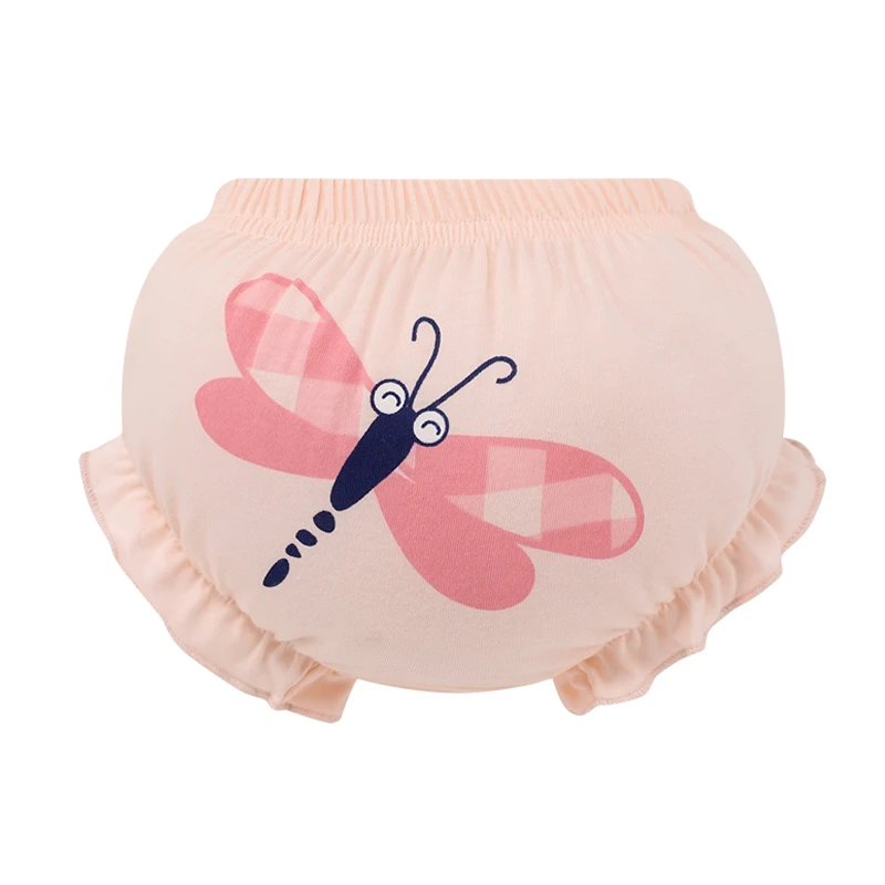 3 Piece/Lot 100%Cotton Baby Panties Kids Girl Infant Newborn Wear Outside Fashion Shorts Bow Underpants For Children Soft Briefs thumbnail 5