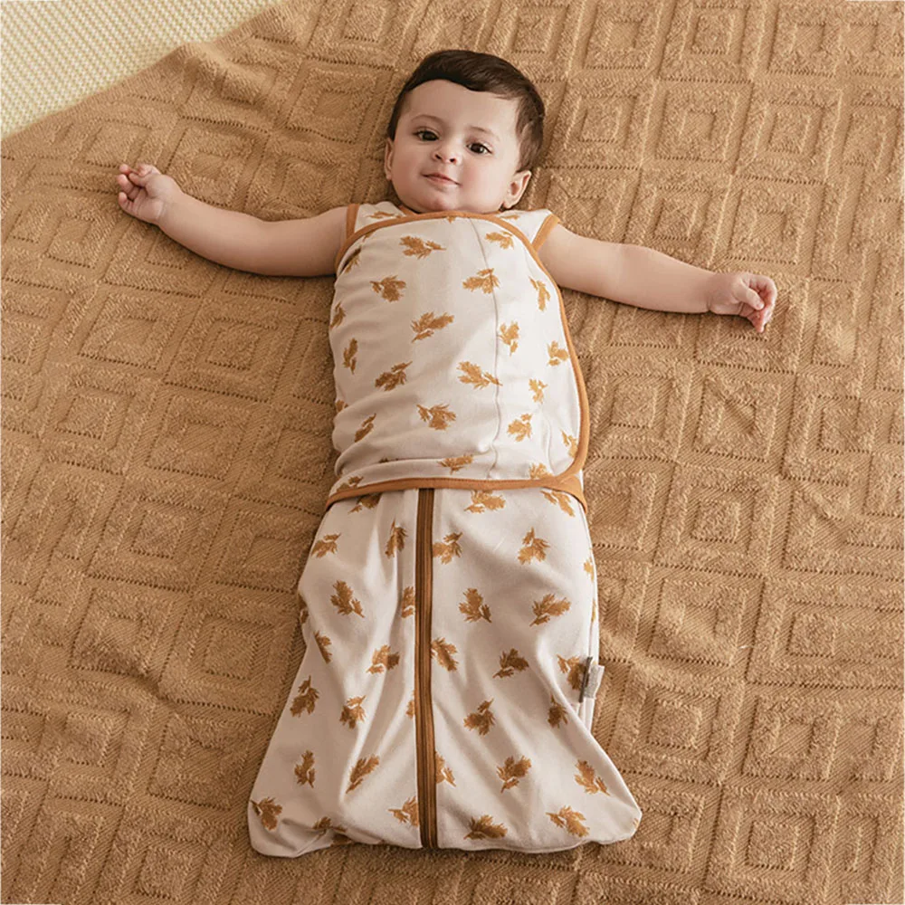 Sleeping Bag For Babies 0-6Months Newborn Baby Swaddle Removable Wrap Baby Sleep Sack Thin Sleeveless For Discharge Summer thumbnail 2