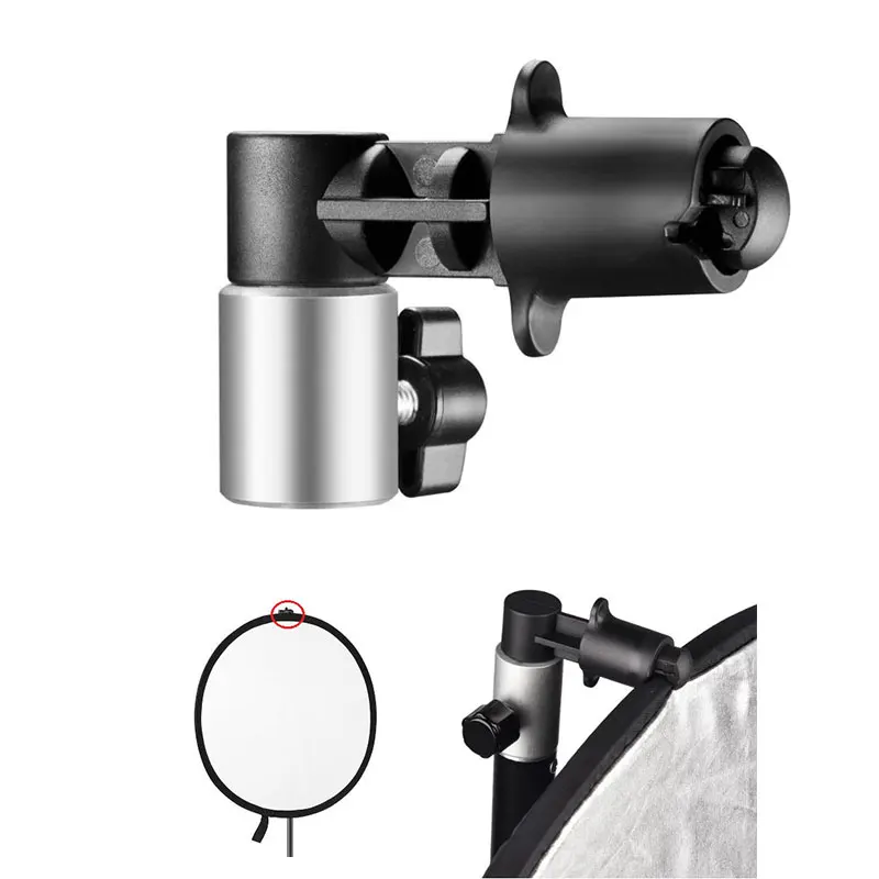 Photo Video Photography Studio Reflector Disc Holder Clip Clamp for Light Stand thumbnail 2