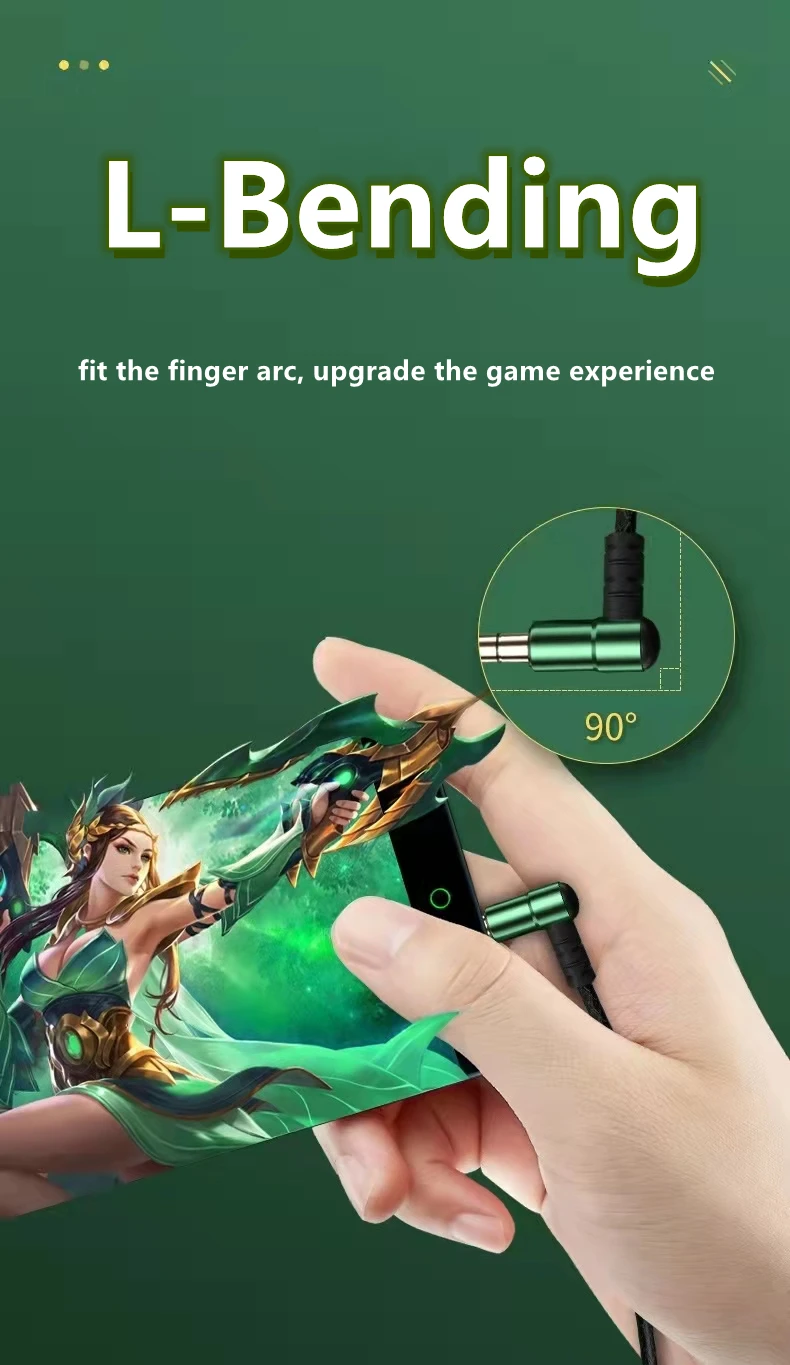 Gamer Wired Headphones Gaming Wired Earphone Metal HiFi Bass Stereo 3.5mm Earphone Earbud For Phone Computer Mic L Jack Magnetic thumbnail 4