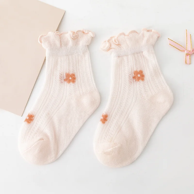 3Pair/lot New Newborn Baby Socks Summer Thin Casual Kids' Baby thumbnail 6