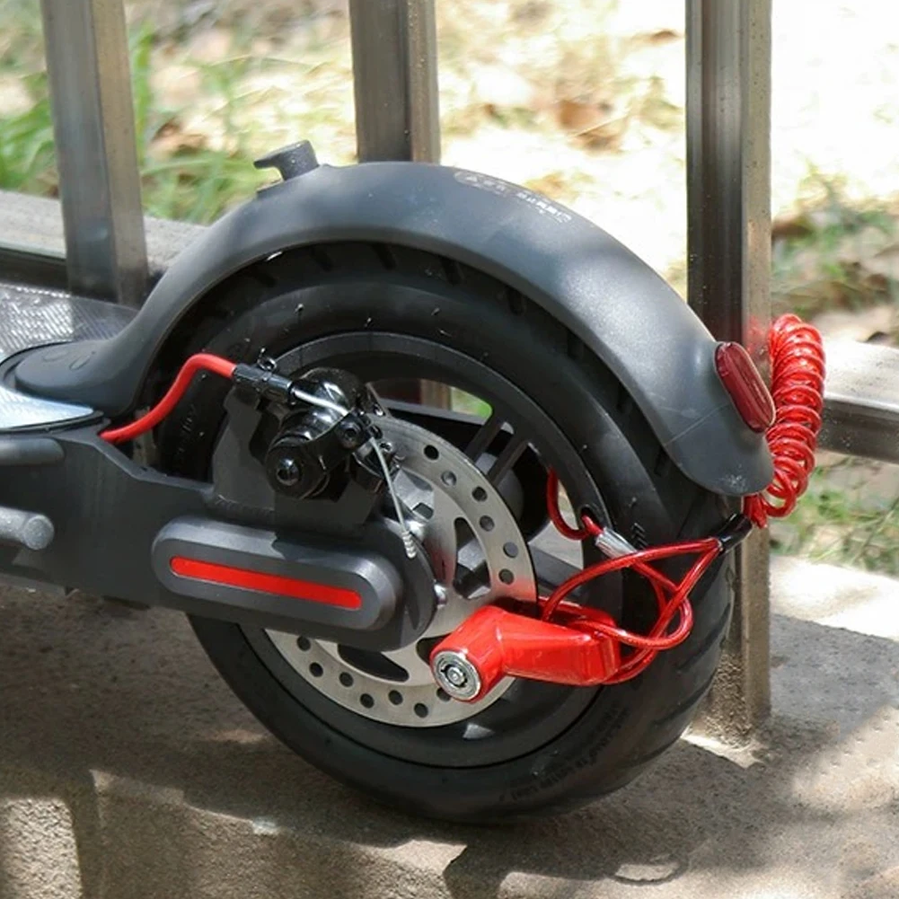 Anti-theft Lock Bicycle Motorcycle Mountain Bike Electric Scooter Disc Brake Lock Brake Disc Lock Reminder Rope