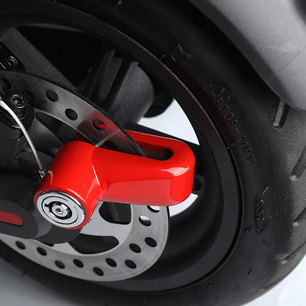 Anti-theft Lock Bicycle Motorcycle Mountain Bike Electric Scooter Disc Brake Lock Brake Disc Lock Reminder Rope thumbnail 2