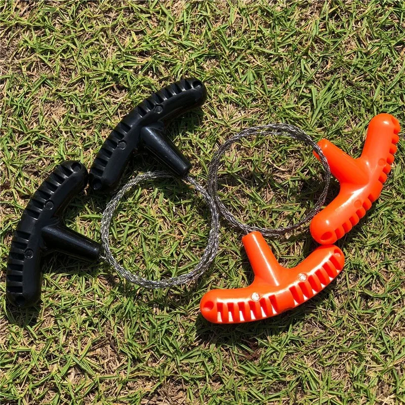 Manual Hand Steel Rope Chain Saw Portable Travel Emergency Survival Tools Steel Wire Kits Hiking Outdoor Camping Equipments Gear thumbnail 6