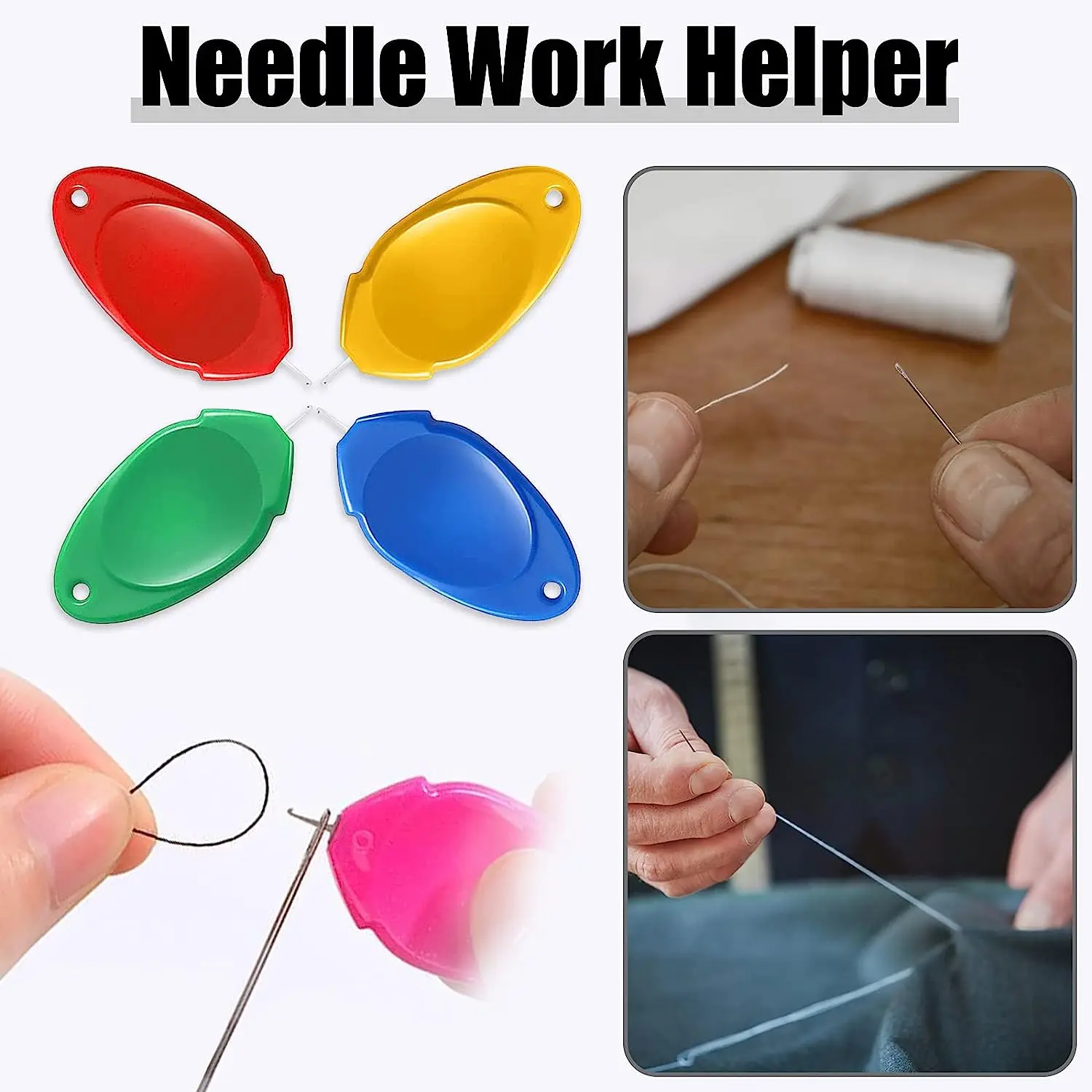 5/10Pcs Easy Automatic Needle Threader Elderly Guide Needlework Accessory DIY Home Hand Machine Sewing Tools thumbnail 5
