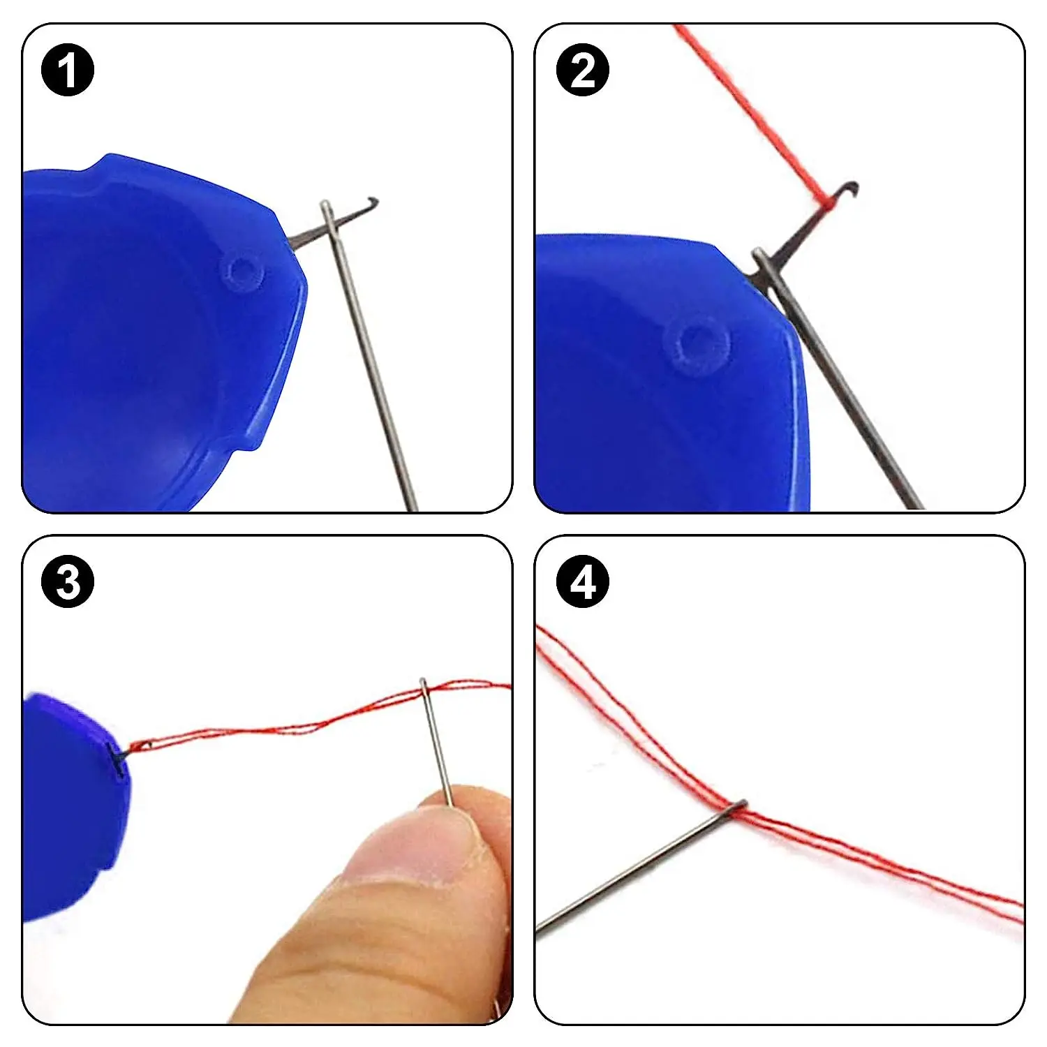 5/10Pcs Easy Automatic Needle Threader Elderly Guide Needlework Accessory DIY Home Hand Machine Sewing Tools thumbnail 4