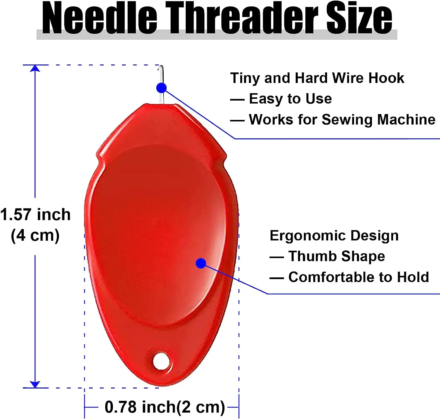 5/10Pcs Easy Automatic Needle Threader Elderly Guide Needlework Accessory DIY Home Hand Machine Sewing Tools thumbnail 2
