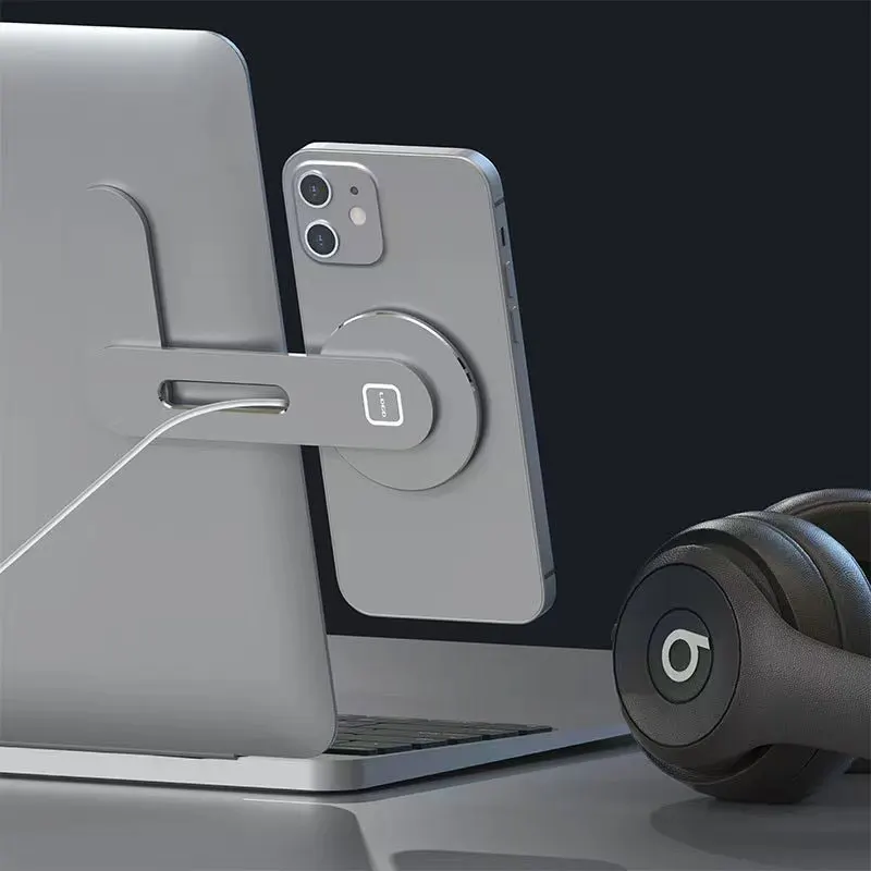 Invisible Foldaway Car Phone Mount Holder 15W Magnetic Magsafe Macsafe Wireless Charger for Tesla Model 3 Y X S BYD Atto 3 thumbnail 4