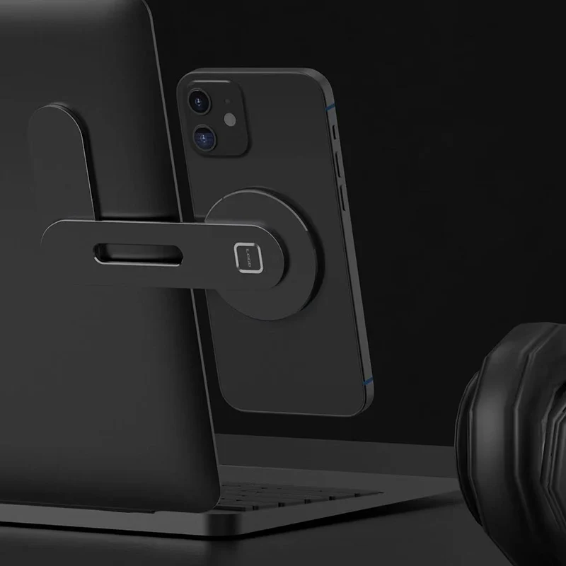 Invisible Foldaway Car Phone Mount Holder 15W Magnetic Magsafe Macsafe Wireless Charger for Tesla Model 3 Y X S BYD Atto 3 thumbnail 6
