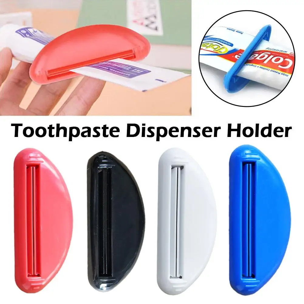 1pcs Multifunction Manual Toothpaste Dispenser Cream Tube Squeezer Bathroom Squeeze Paste Extruding Clip Squeezing Clamp thumbnail 2