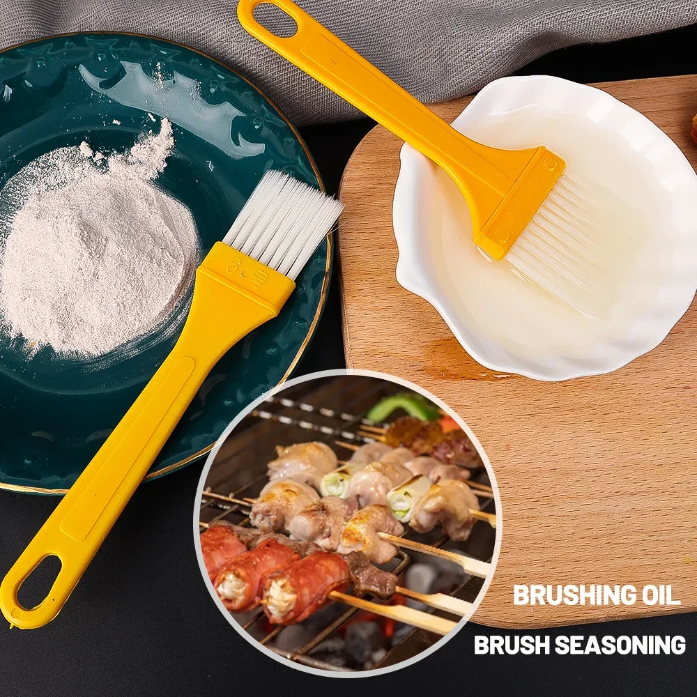 Kitchen BBQ Oil Brushs High Temperature Resistant Barbecue Brush Safe Paint Brush Reusable Pastry Brush Outdooor Cooking Tools thumbnail 5