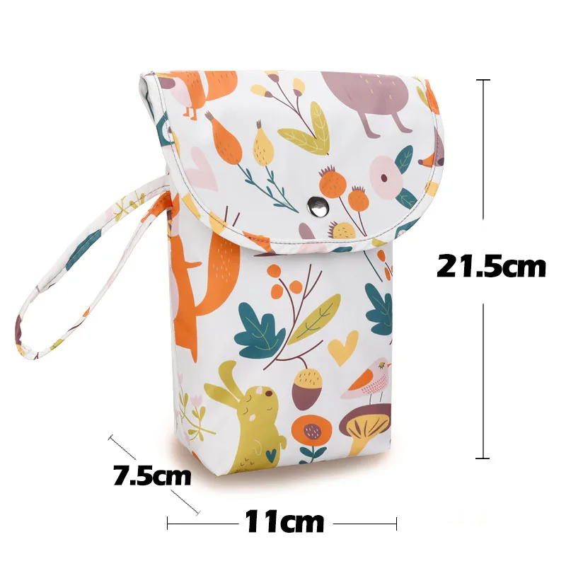 Waterproof Wet Bag Baby Diaper Storage Reusable Pocket Travel Beach Pool Daycare Dirty Baby Products thumbnail 3