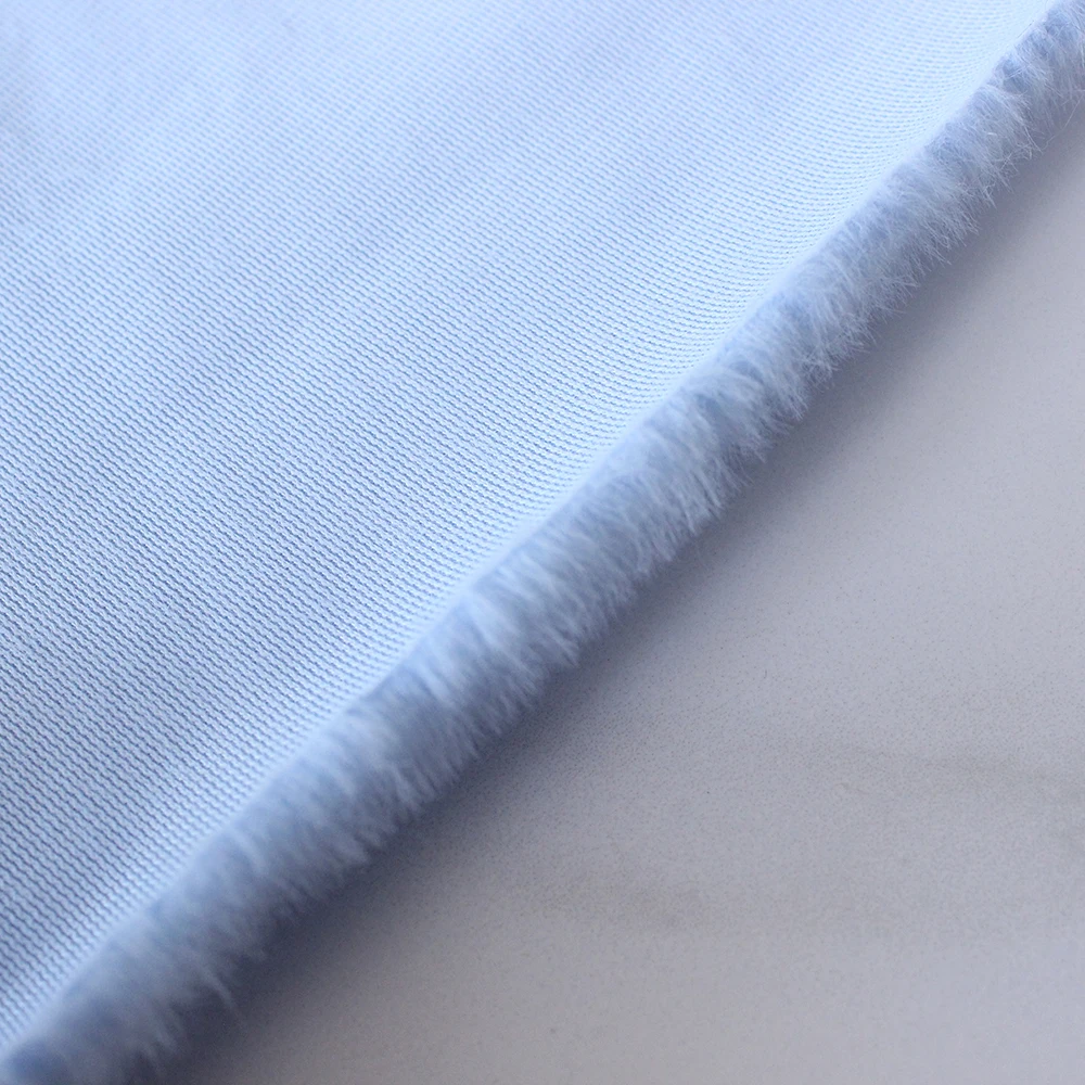 DIY 5MM Plush Fabric Encryption Thickening fabric solid Solf Atrtificial Fur Patchwork bags Doll clothing Decoration material thumbnail 4