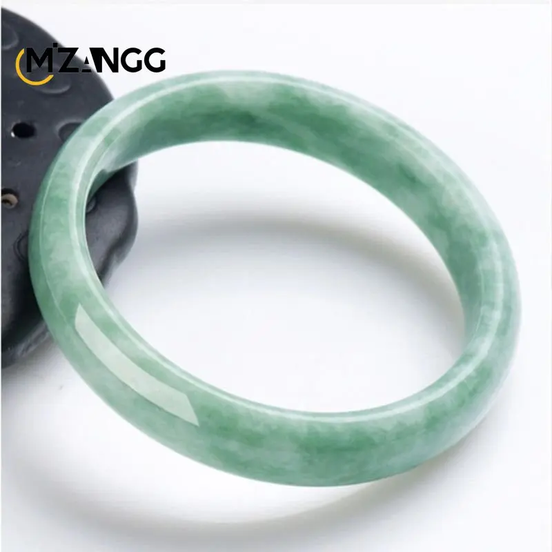 Natural China Jade Bangle Bracelet Charm Jewellery Fashion Accessories Hand-Carved Emerald Bangles Lady Party Gift