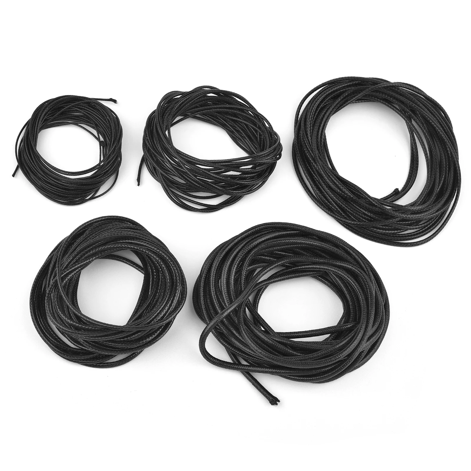 1-3mm 5M/Bag Round waxed cord Necklace Waxed Cords DIY Jewelry Handchain Making Accessories Waxed-Cords Luggage Hanging Tag Rope thumbnail 6