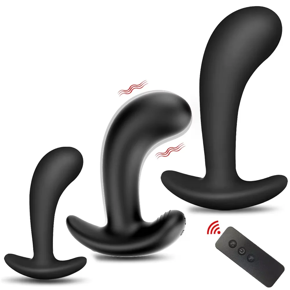 Prostate Massage Vibrating Butt Plugs Wireless Remote Control Anal Plug Vibrators G-spot Stimulator Adult Sex Toys for Women Men