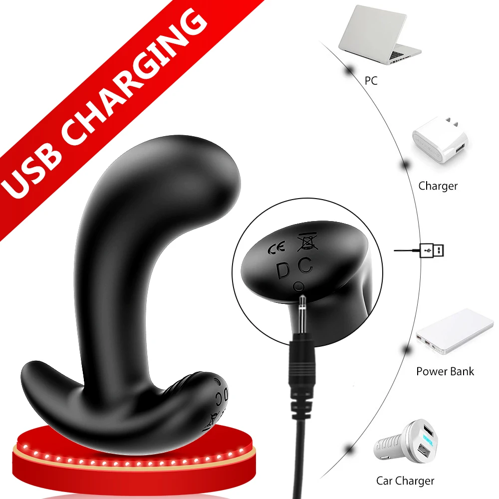 Prostate Massage Vibrating Butt Plugs Wireless Remote Control Anal Plug Vibrators G-spot Stimulator Adult Sex Toys for Women Men thumbnail 5