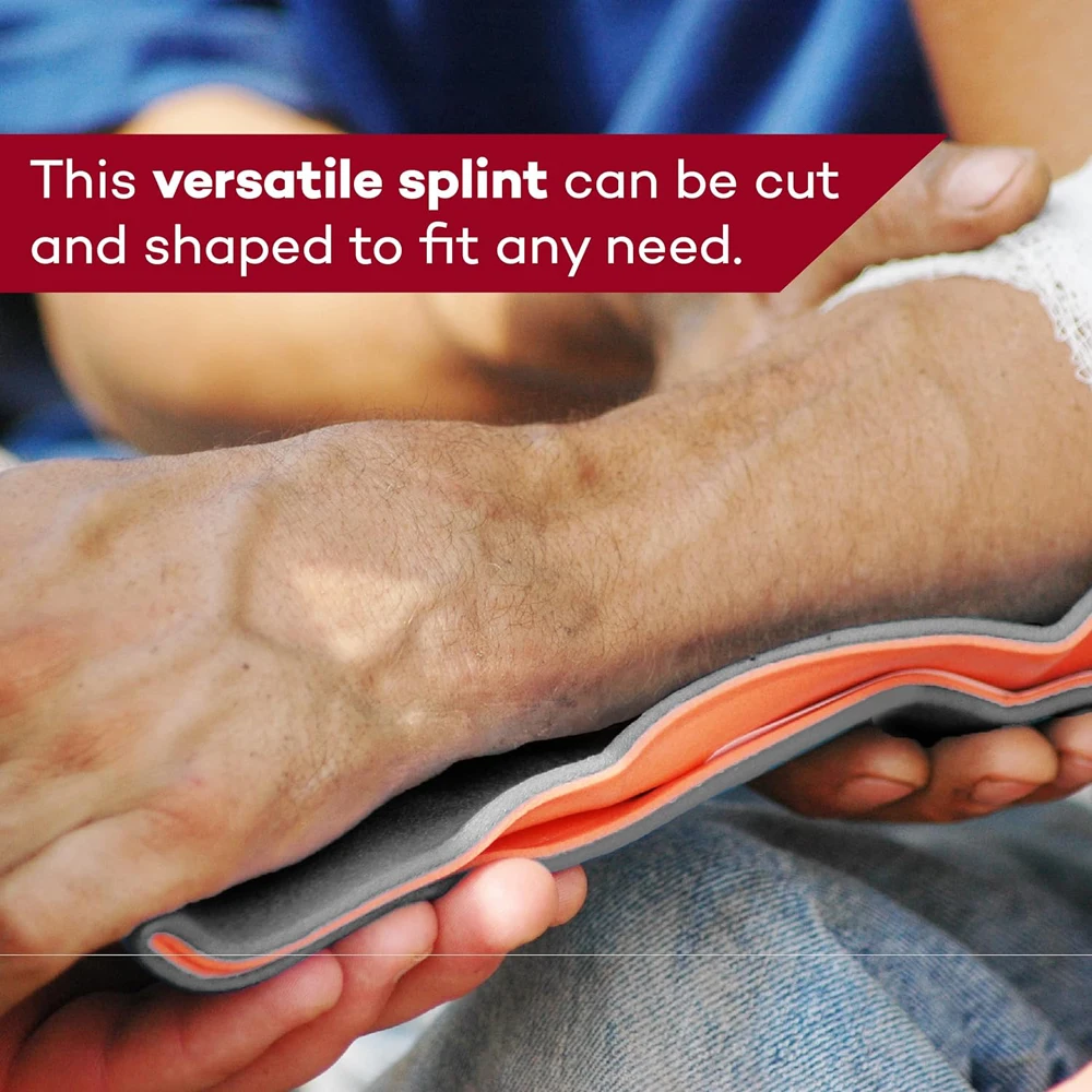New First Aid Aluminum Splint Roll 11*46cm Medical Survival Polymer For Fixture Bone Emergency Medical Kit Outdoor Travel thumbnail 2