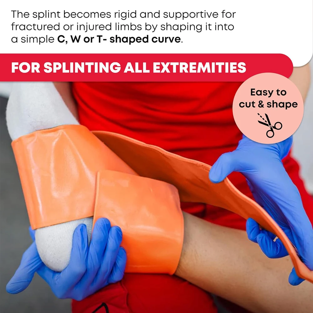 New First Aid Aluminum Splint Roll 11*46cm Medical Survival Polymer For Fixture Bone Emergency Medical Kit Outdoor Travel thumbnail 5