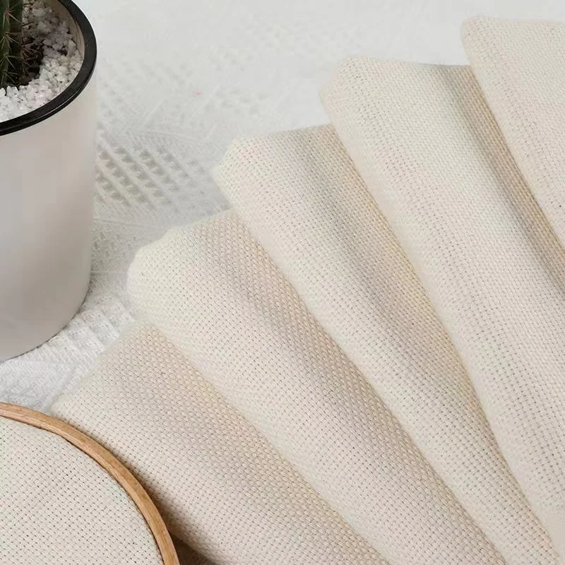 Monk Cloth Punch Needle Craft Cloth Cotton Embroidery Kit Needlework Fabric Monks Cloth DIY Needlework Pen Handmade Supplies thumbnail 4