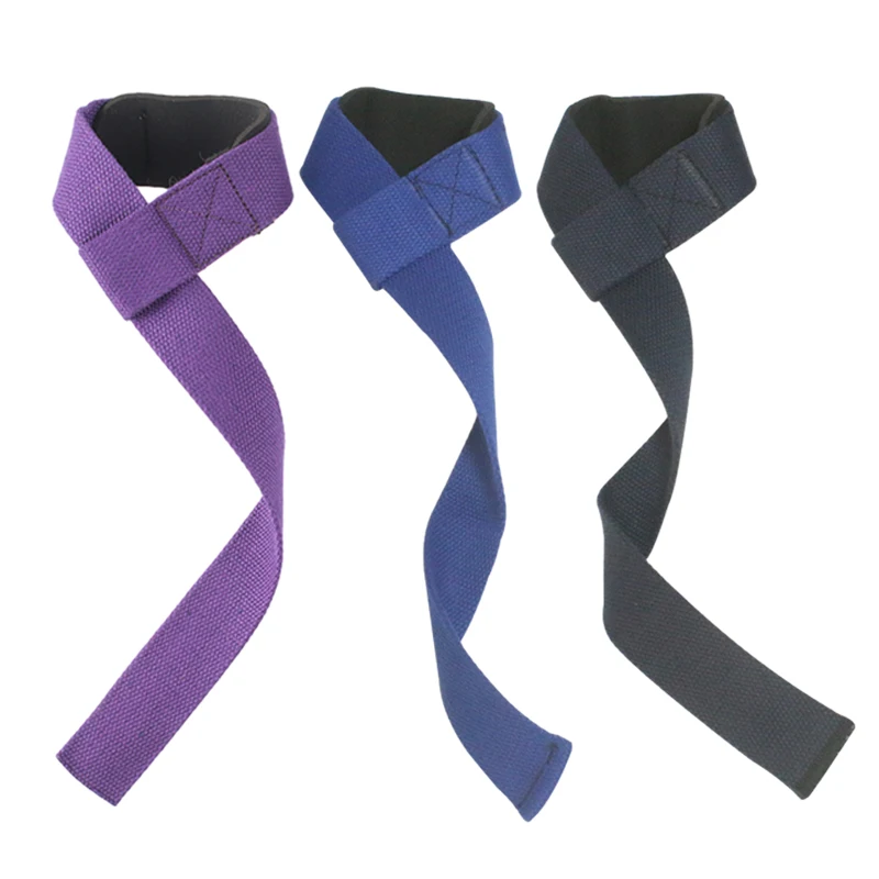 Cotton Weightlifting Straps, Strength Training Power Lifting Strap,Adjustable,Non-slip,Gym Fitness,Sports Grip Band thumbnail 2