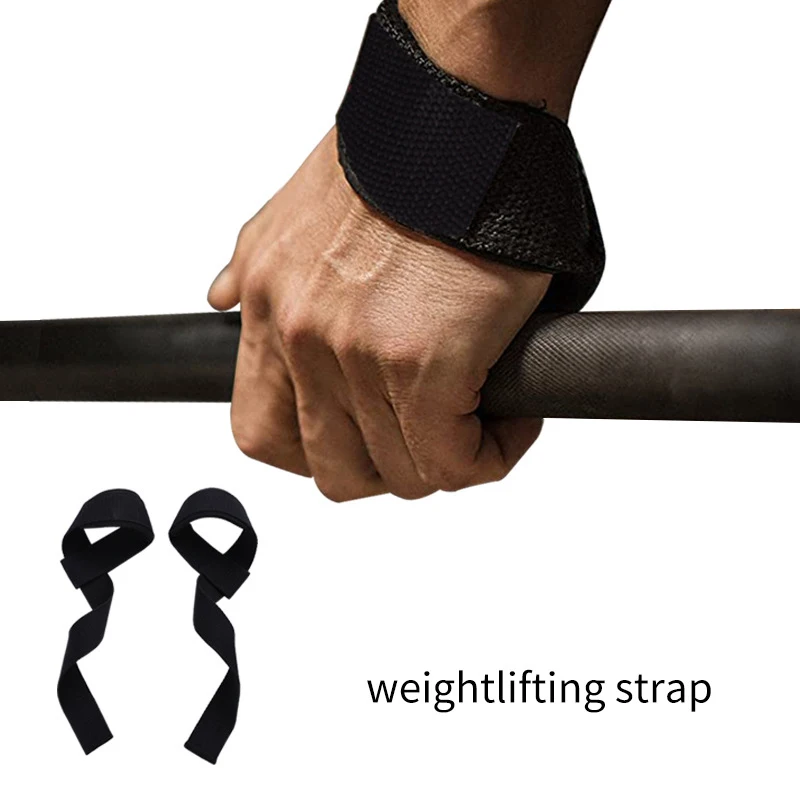 Cotton Weightlifting Straps, Strength Training Power Lifting Strap,Adjustable,Non-slip,Gym Fitness,Sports Grip Band thumbnail 6