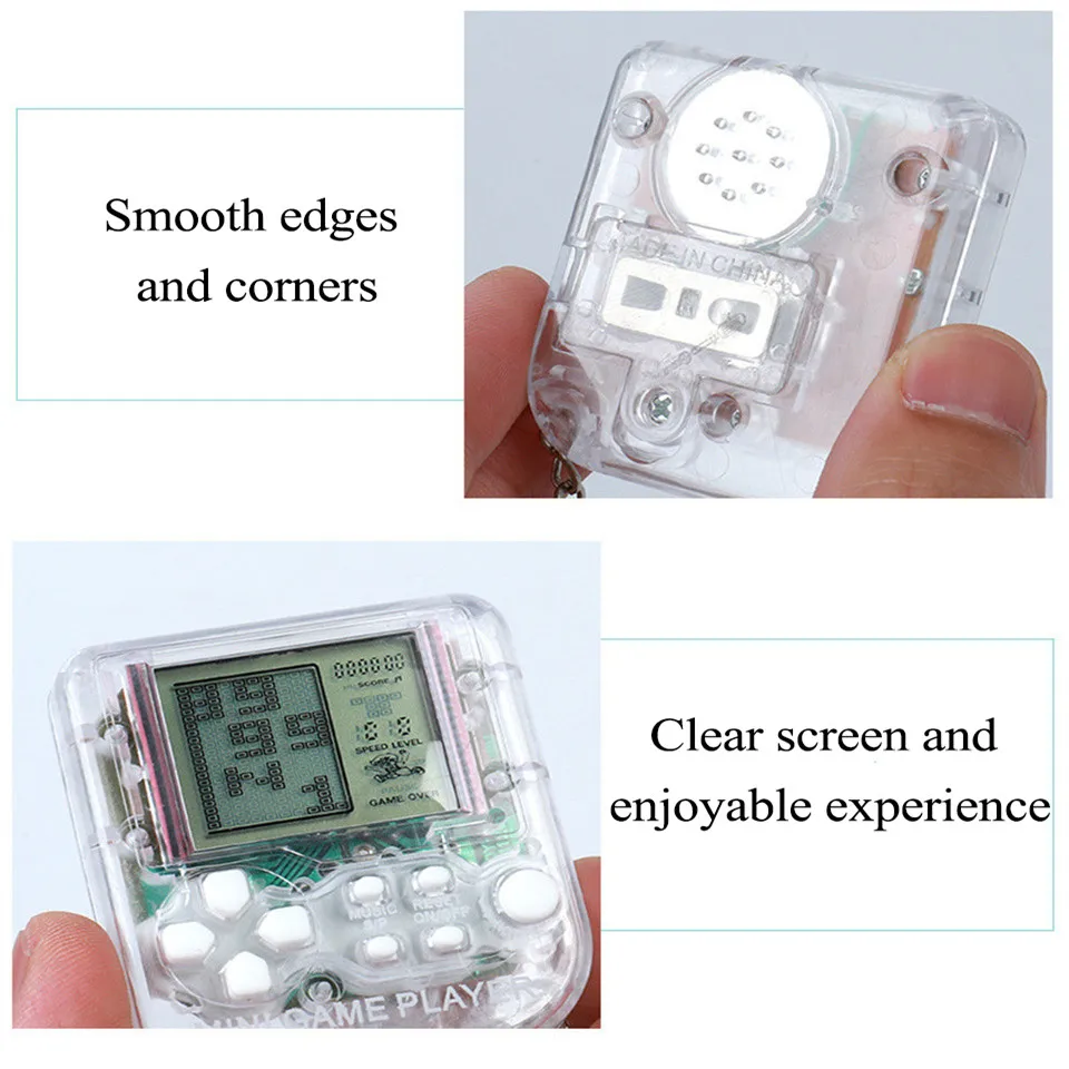 GAMINJA Retro Mini Handheld Game Players Classic Electronic Games Hand Held Console Game Child Puzzle Gaming Console Toys Gift thumbnail 3