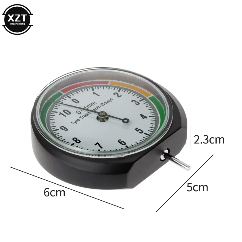 Car Wheel Tire Pressure Tread Depth Gauge Meter Pointer Indicator Measure Device Tool Tire Condition Monitor Display Accessories thumbnail 6