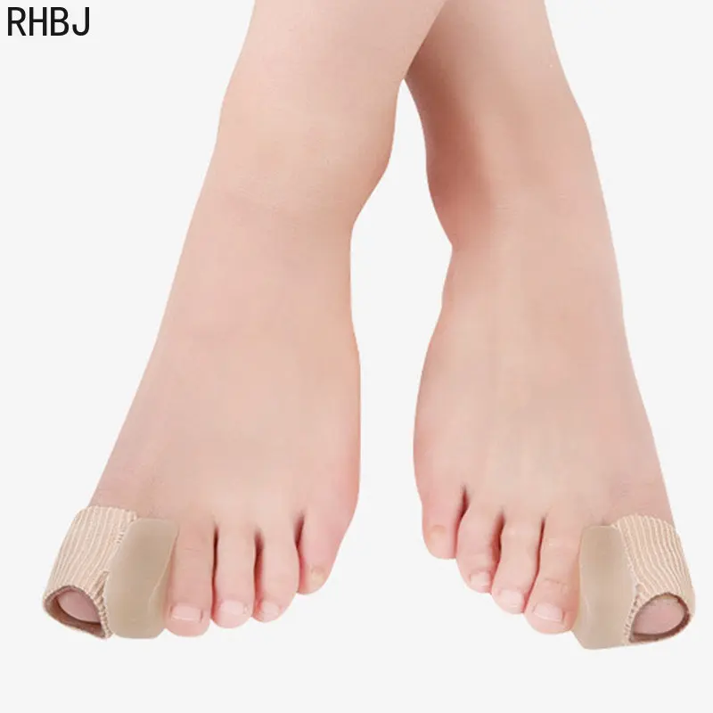 2Pcs Silicone Gel Thumb Corrector Bunion Foot Toe Hallux Valgus Protector Separator Finger Straightener Adjuster Foot Care Tool thumbnail 4