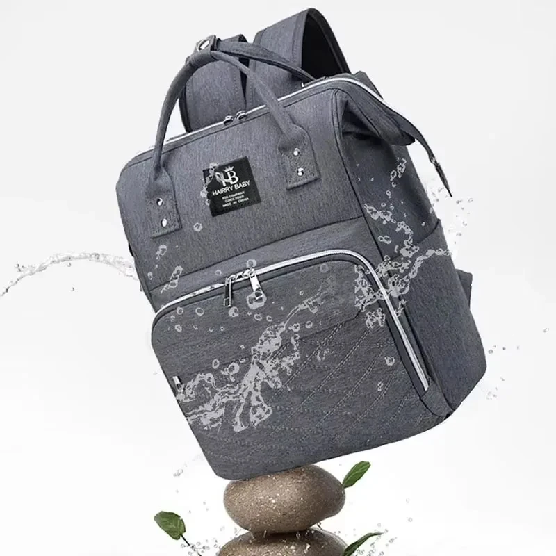 Mommy Diaper Bags Baby Stroller Hanging Bag Mother Large Capacity Nappy Backpacks with Changing Mat Convenient Baby Nursing Bags thumbnail 5