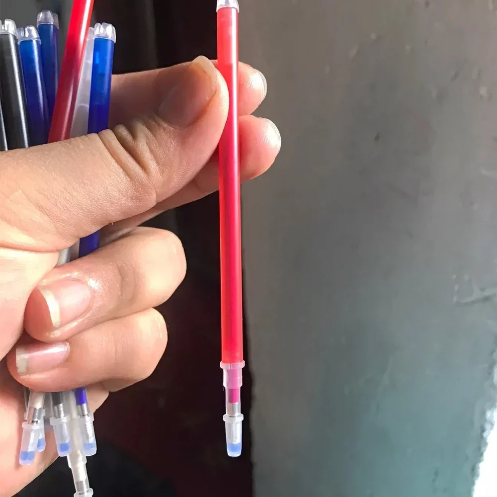 4-40Pcs High Temperature Disappearing Fabric Marker Pen Erasable Refill Pens For Patchwork Fabric PU Leather Mark Sewing Tools thumbnail 3