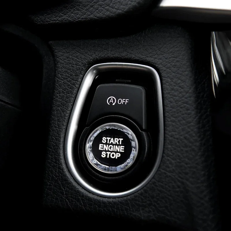 Crystal Style Car Start Stop Engine Switch Button Cover For BMW X1 X3 X4 X5 X6 F20 F22 F30 F34 F10 F18 F32 F01 F02 G20 G30 G01 thumbnail 6