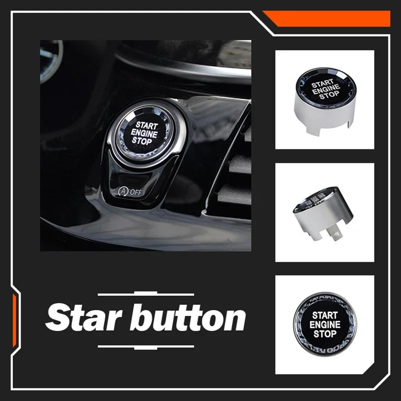Crystal Style Car Start Stop Engine Switch Button Cover For BMW X1 X3 X4 X5 X6 F20 F22 F30 F34 F10 F18 F32 F01 F02 G20 G30 G01 thumbnail 5