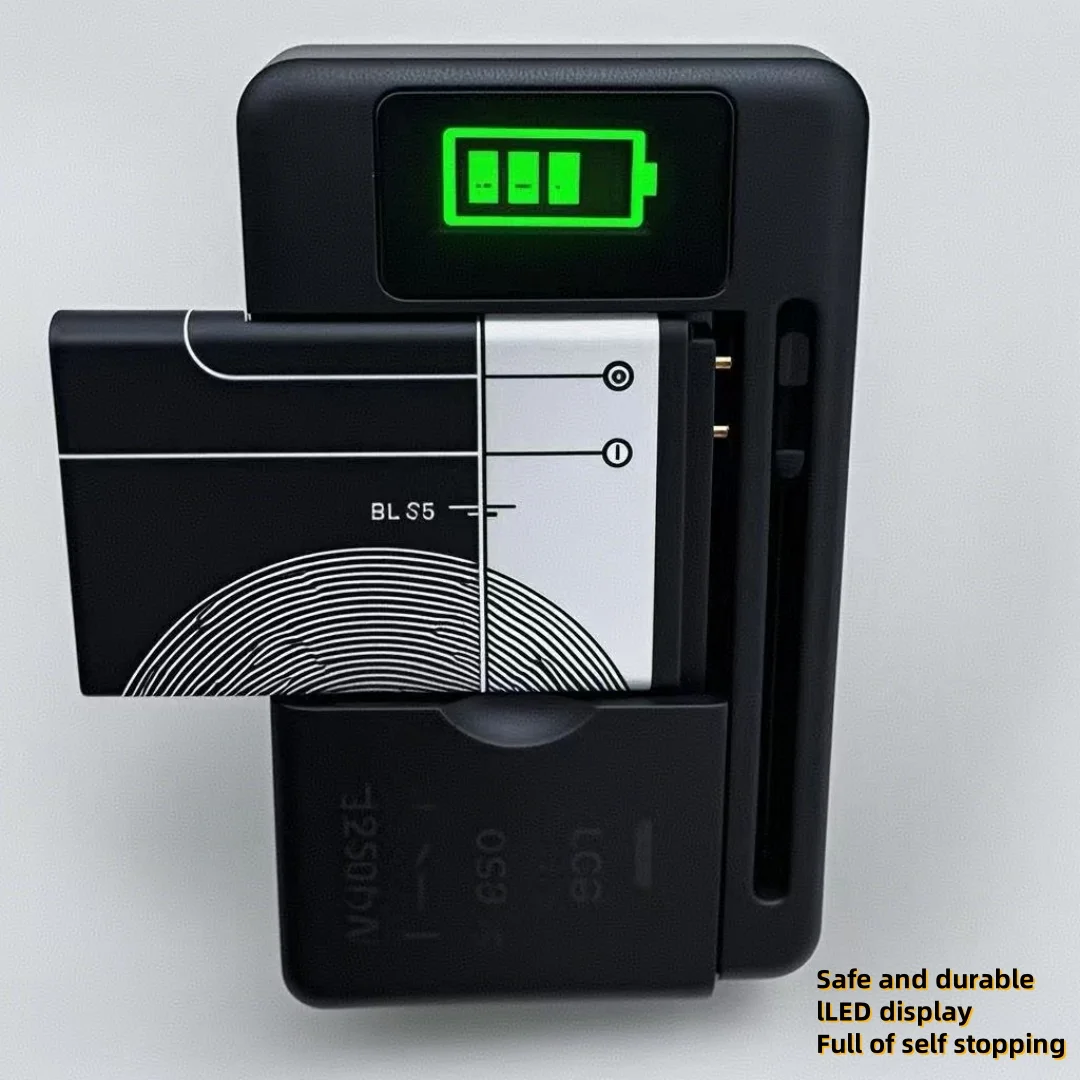 Universal Mobile Battery Charger EU US Plug LCD Indicator Screen USB-Port for Cell Phone Chargers Battery Charging thumbnail 4