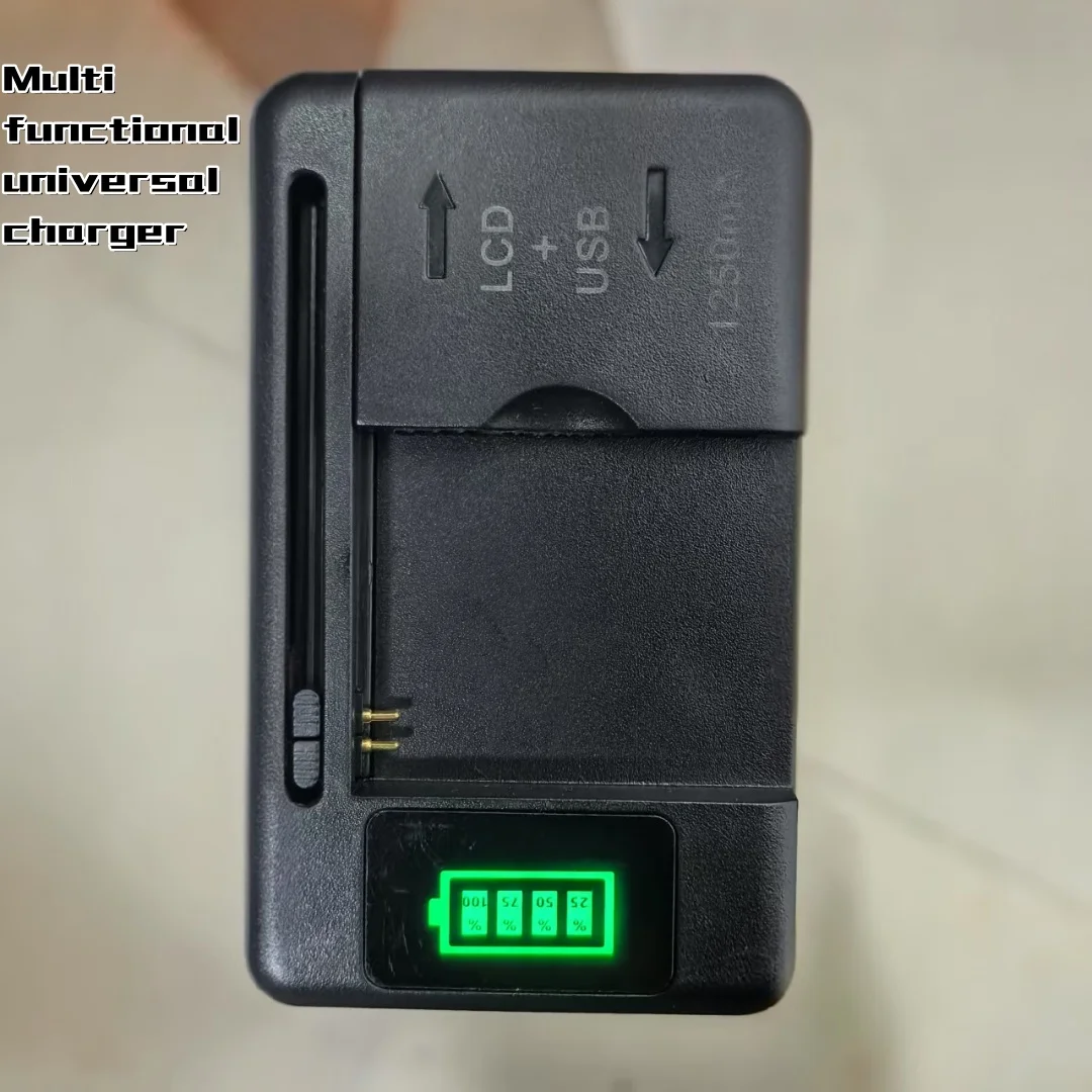 Universal Mobile Battery Charger EU US Plug LCD Indicator Screen USB-Port for Cell Phone Chargers Battery Charging thumbnail 2
