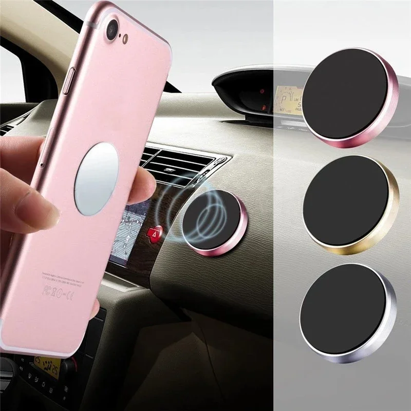 Metal Magnetic Car Phone Holder Mini Vent Clip Super Magnetic Car Phone Holder Mobile Phone Mount for IPhone 12 13Samsung Huawei thumbnail 2
